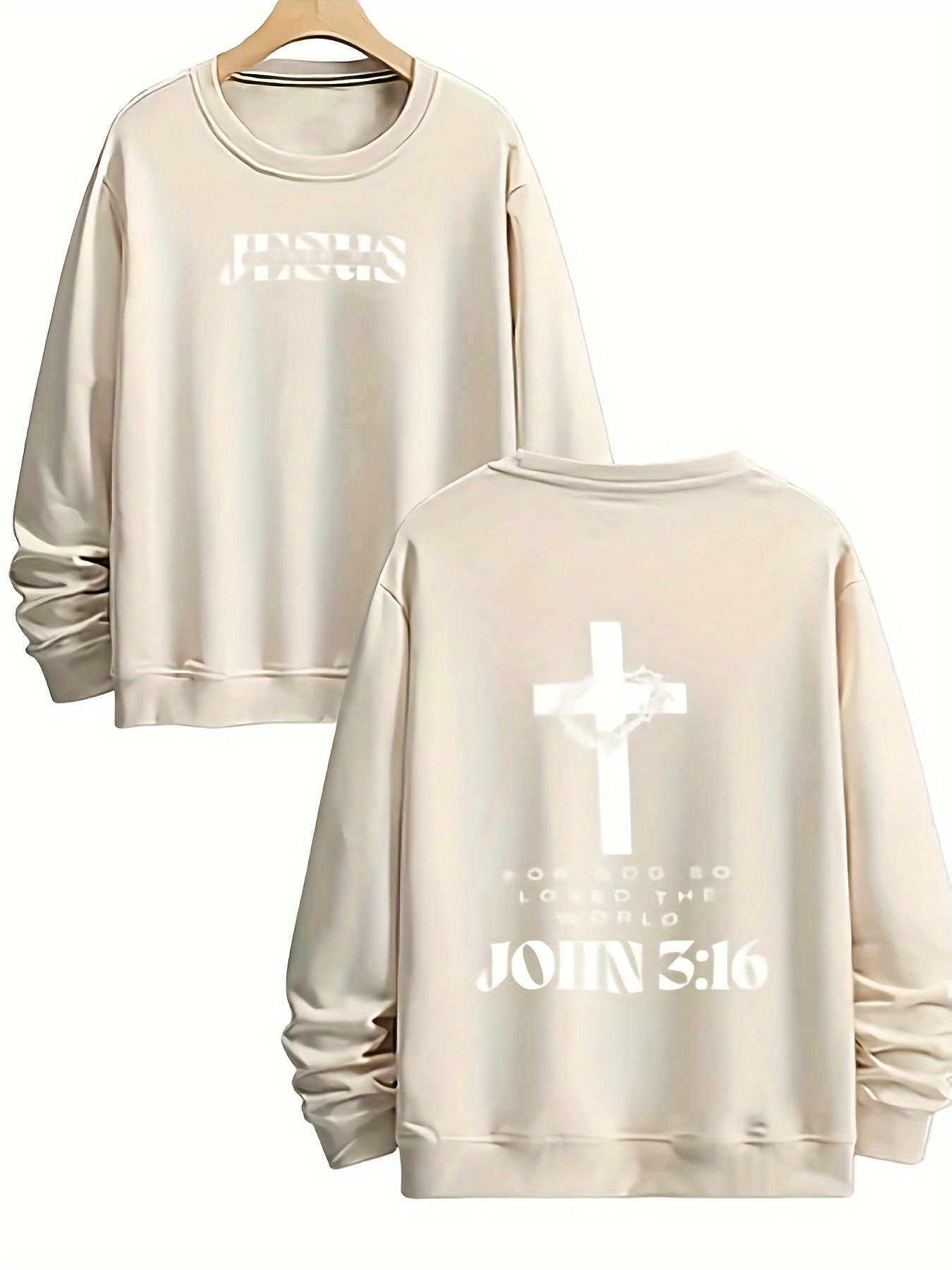 Jesus Saved Me | John 3:16 Sweatshirt MEN