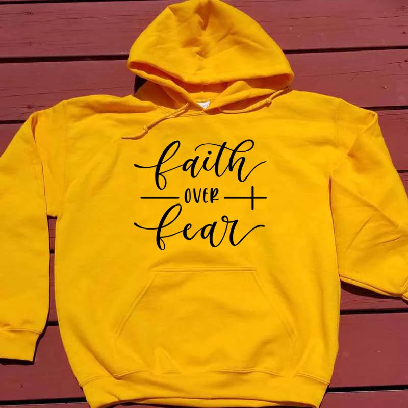 Faith over Fear Christian Hoodie UNISEX