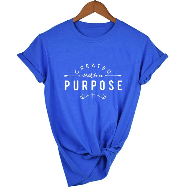 Created with A Purpose Short Sleeve T Shirt WOMEN