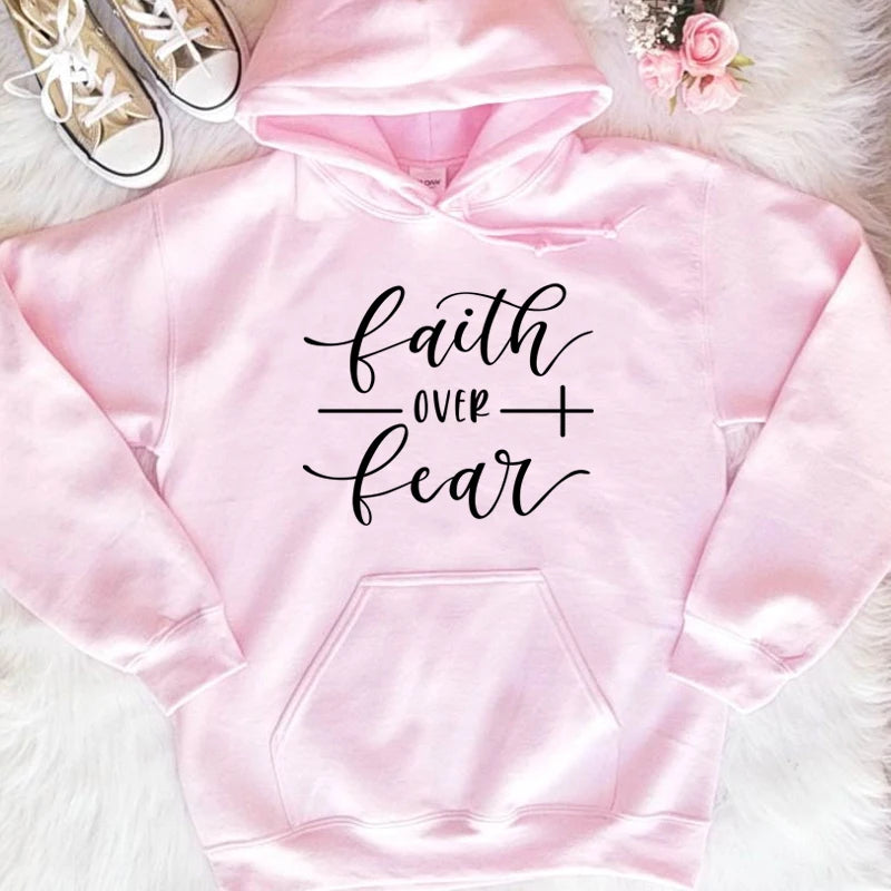 Faith over Fear Christian Hoodie UNISEX