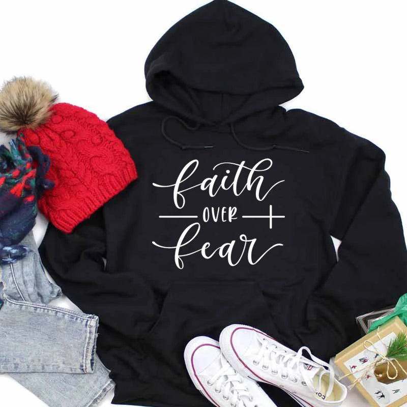 Faith over Fear Christian Hoodie UNISEX