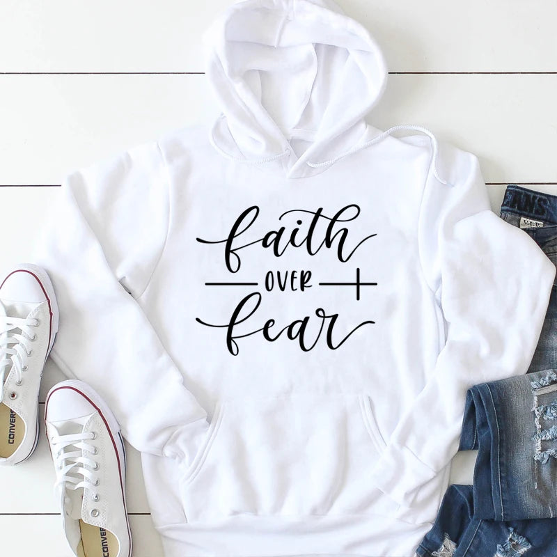 Faith over Fear Christian Hoodie UNISEX