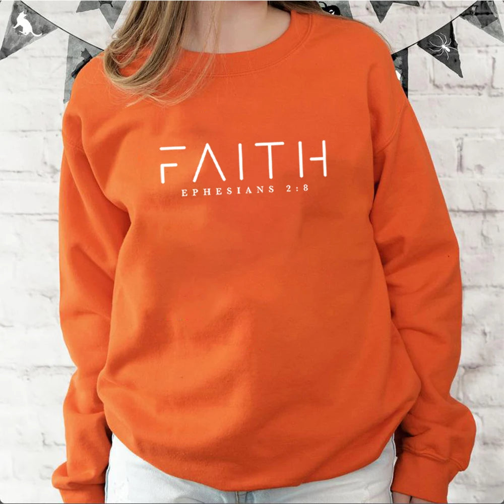 Faith Sweatshirt Ephesians 2:8  WOMEN Sweatshirt