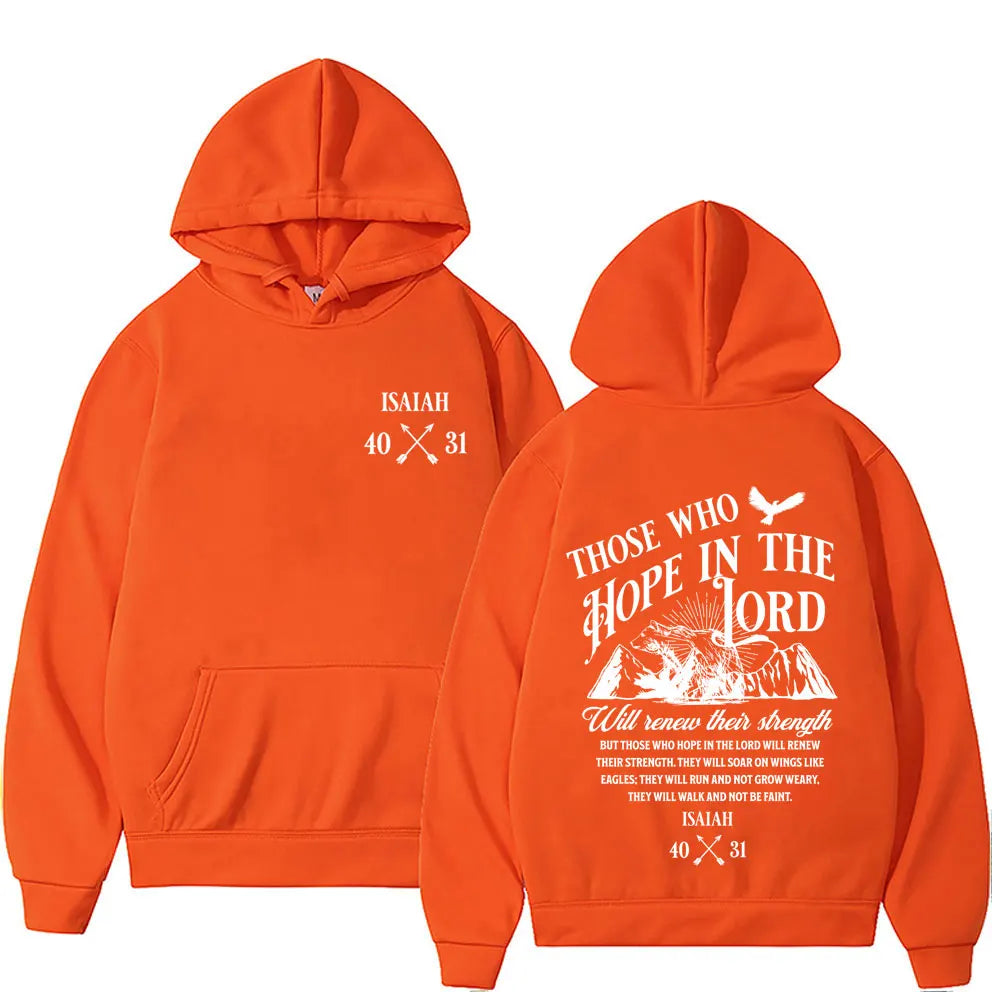 Isaiah 40:31 Those Who Hope in the Lord Hoodie UNISEX