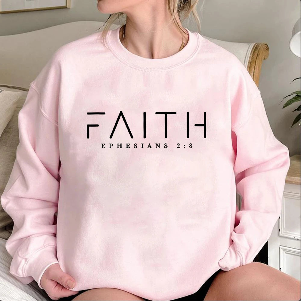 Faith Sweatshirt Ephesians 2:8  WOMEN Sweatshirt