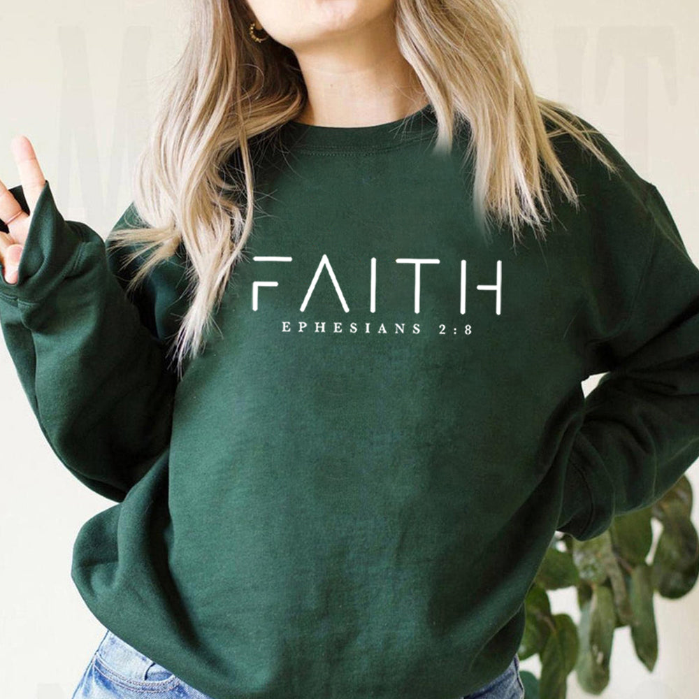 Faith Sweatshirt Ephesians 2:8  WOMEN Sweatshirt