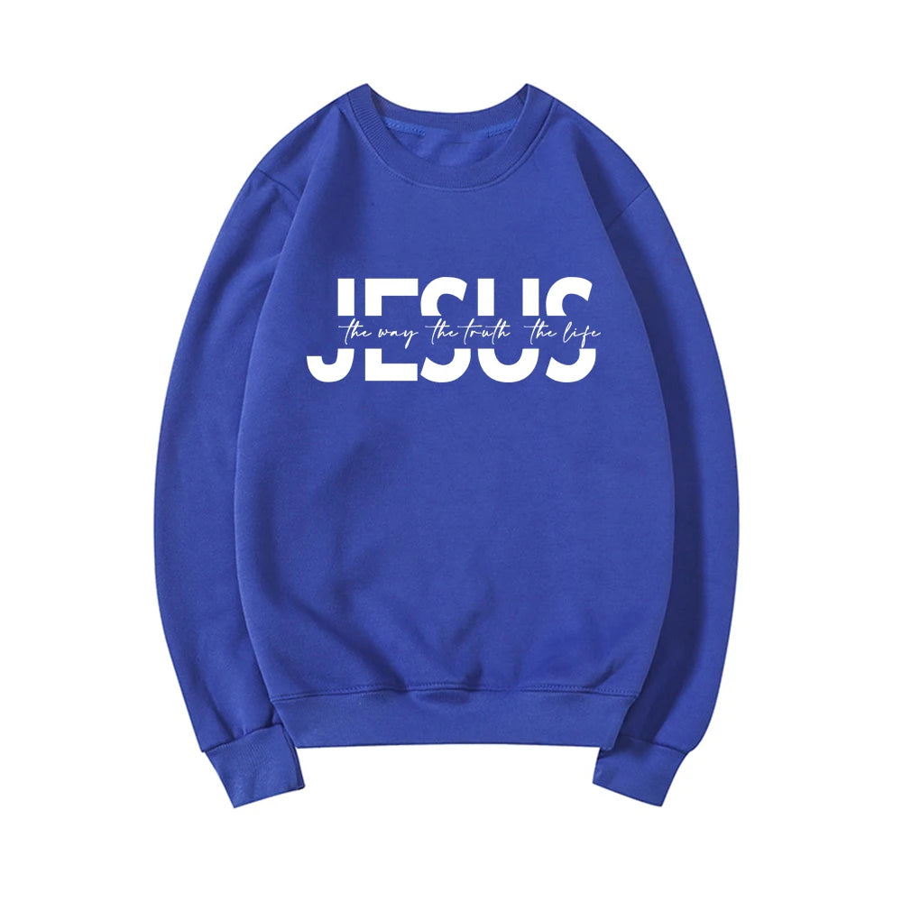 Jesus The Way The Truth The Life Sweatshirt WOMEN