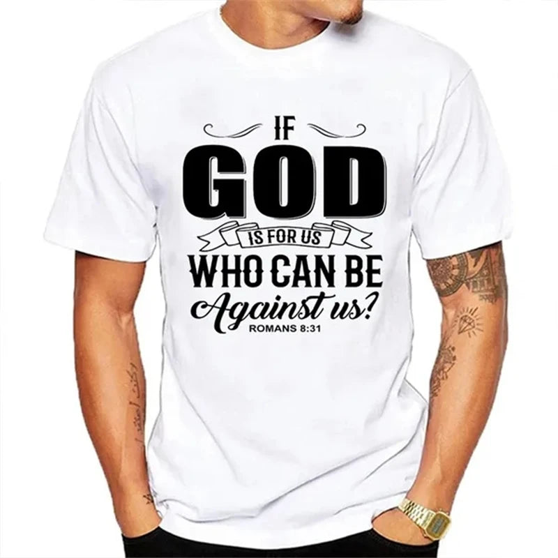 If God Is For Us Who Can Be Against Us T Shirts UNISEX